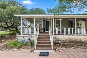 Wrap around porch perfect for relaxing in the shade
