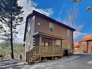 Exterior View with Parking for 3 Vehicles