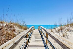 Located on the sandy, white beaches of Fort Morgan