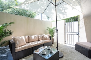 Private courtyard for extra outdoor living space