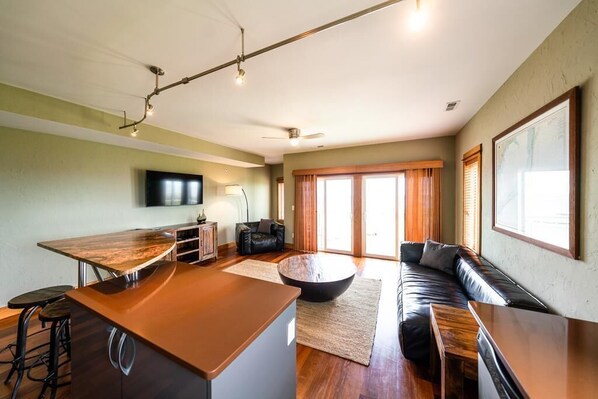 Living Area with Smart TV