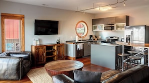Living Area with Full Kitchen