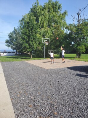 Basketball court. 