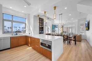 Full Kitchen with ocean views