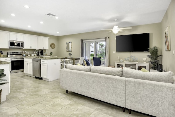 Living Room W/ TV