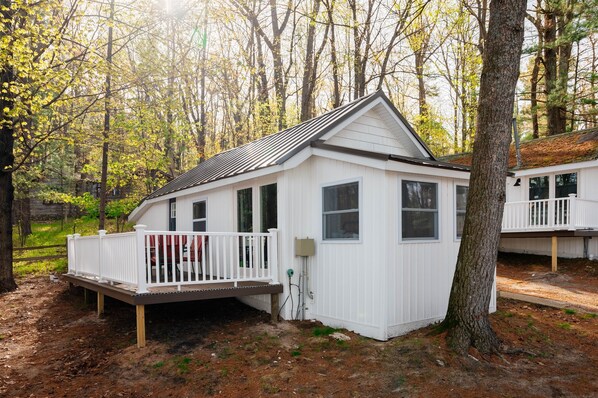 Enjoy serene moments on the spacious deck surrounded by nature’s beauty!