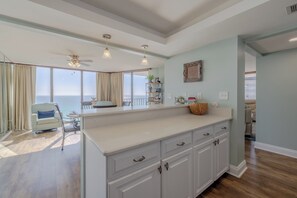 Water view from the kitchen