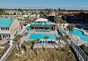 Beach house and Gulf front pool