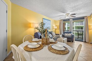 A cozy dining space is where laughter and memories begin.
