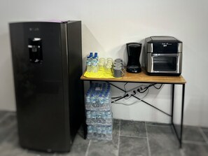 Master bedroom coffee bar