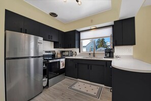 Kitchen with granite countertop