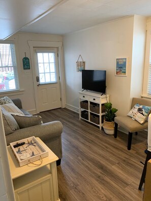 Cozy living room retreat, complete with comfortable seating