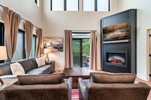 Experience stunning views and modern decor in a spacious retreat! Perfect for gatherings!