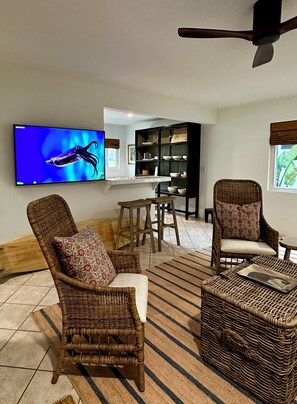 Love these wicker chairs!