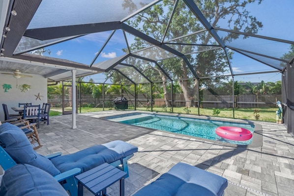 Soak up the sun and cool off in your own private pool paradise.