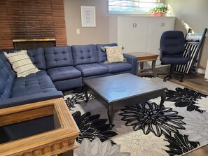 Great space for you plus an added futon too. Bring you sleeping bag since we don’t make up the futon.