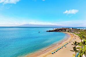Stunning views of the beach and ocean