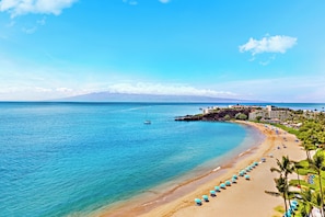 Stunning views of the beach and ocean