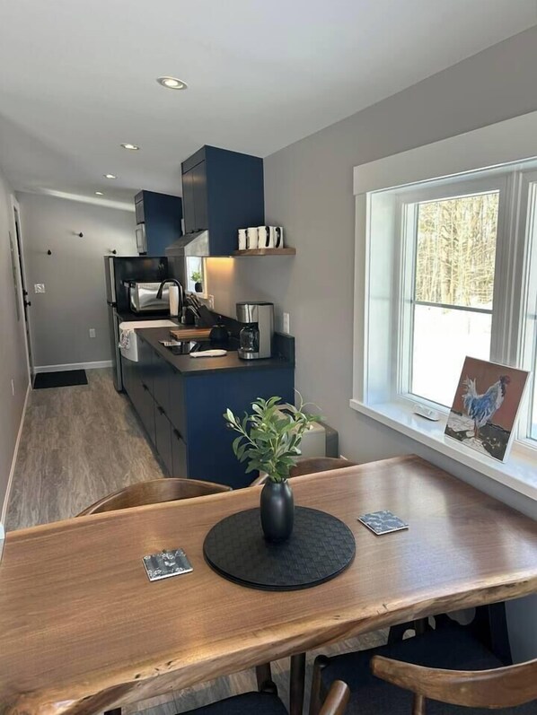 Kitchen from dining area