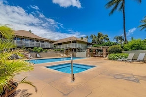 Swimming pool and hot tub
