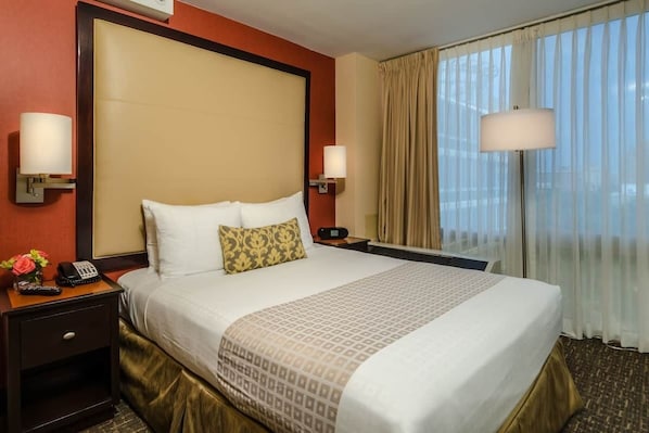 King Bed in your one bedroom suite! Perfect for rest after a long day of adventures!