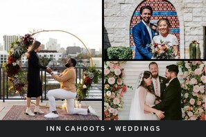 Área de bodas al aire libre
