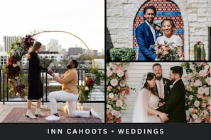 屋外結婚式場