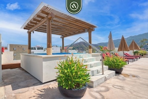 Rooftop pool