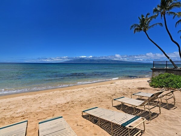 Lounge chairs for guests to use