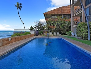 Ocean front pool