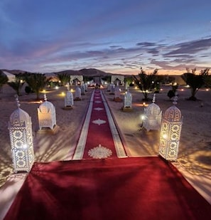 Espace banquet en plein air