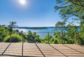 Outside, enjoy the home's best amenity - the picturesque shore of Beaver Lake!