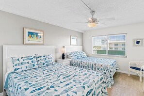 2nd bedroom with 2 Queen beds