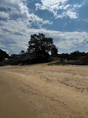 Beach access 0.25 mile from property 