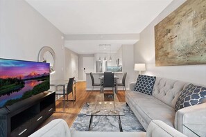 Brookline 1 Bedroom Living Room