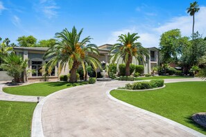 Step into luxury! This Phoenician Mansion welcomes you with an impressive facade