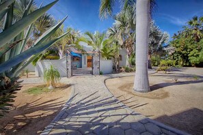 Walkway to front door