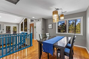 Dining area off of the kitchen