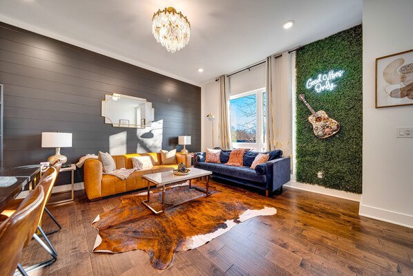 Open concept living/dining/kitchen area