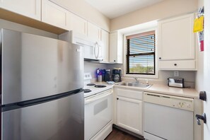 Galley Kitchen with Full Size Appliances