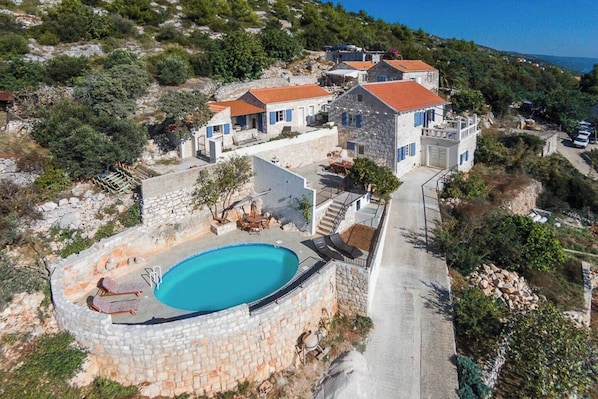 Villa from above 
