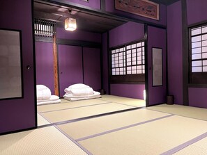The bedding is a futon.