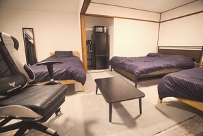 Folding tables are available. Sitting on the beds and chatting with friendly people is a great memory of your trip.