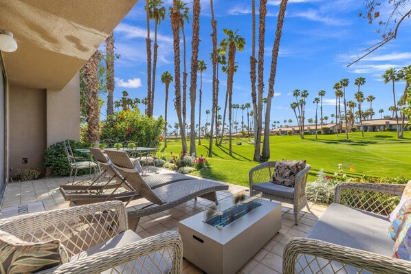 Enjoy a Glass of Wine next to the Fire Pit!