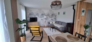 Salon chaleureux