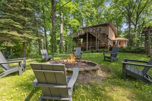 A view from the fire pit