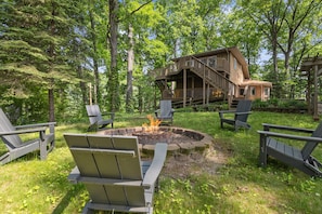 A view from the fire pit