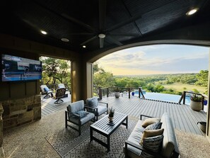 PATIO WITH TV