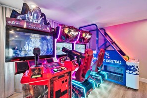 Private game are with arcade games