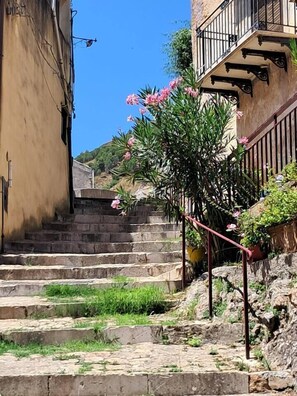 Stairway leading to Santa Maria Church